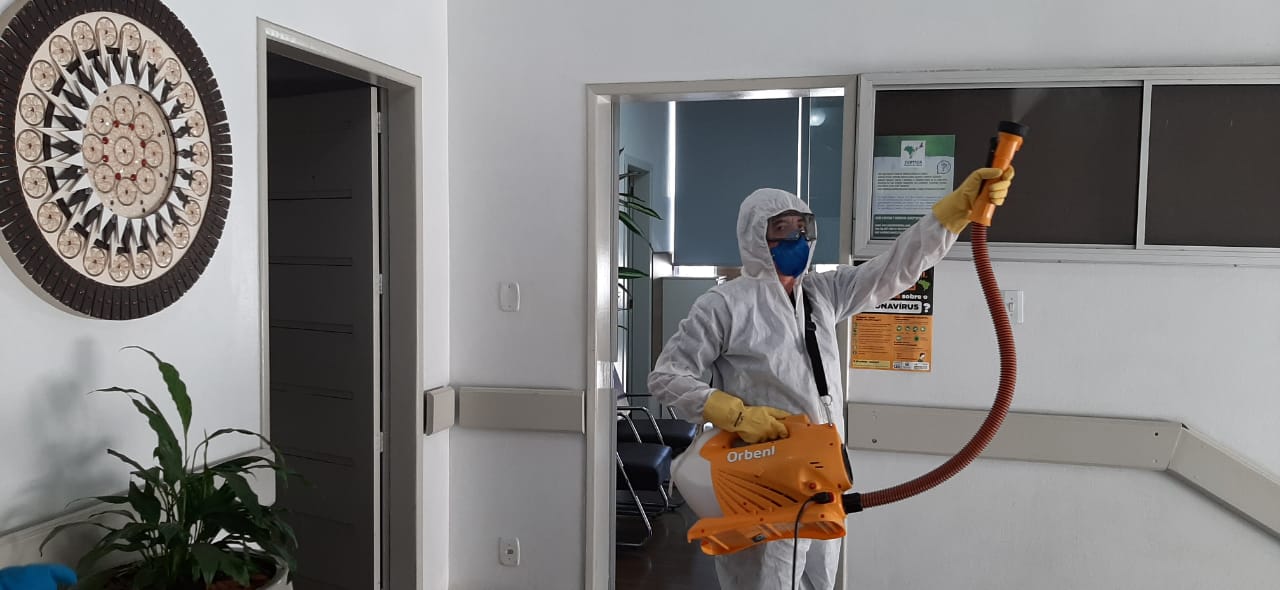 Prefeitura da cidade de Siderópolis recebe sanitização