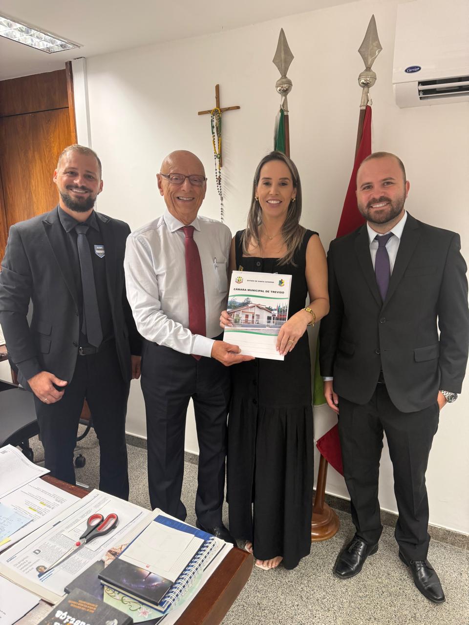 Vereadores da cidade de Treviso cumprem agenda em Brasília