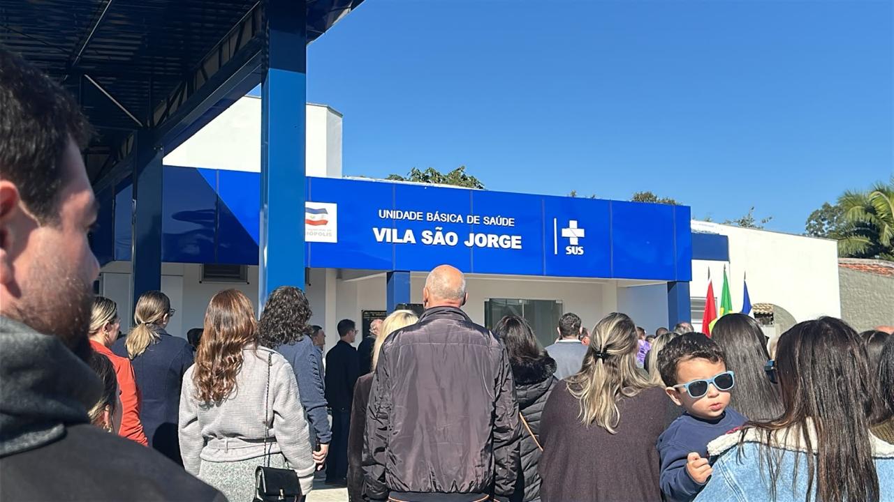Siderópolis inaugura reforma e ampliação da Unidade de Saúde da Vila São Jorge; O posto de saúde passou por melhorias estruturais e funcionais que proporcionam mais conforto para população