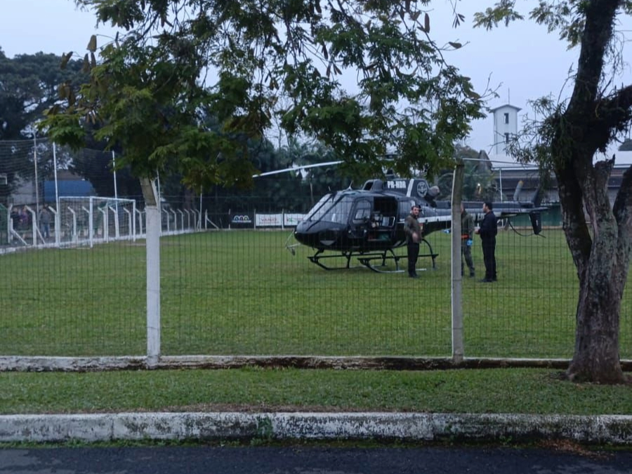 Aeronave é acionada para homem em parada cardiorrespiratória, porém é redirecionada para outra emergência onde o paciente recebeu os primeiros atendimentos do Corpo de Bombeiros