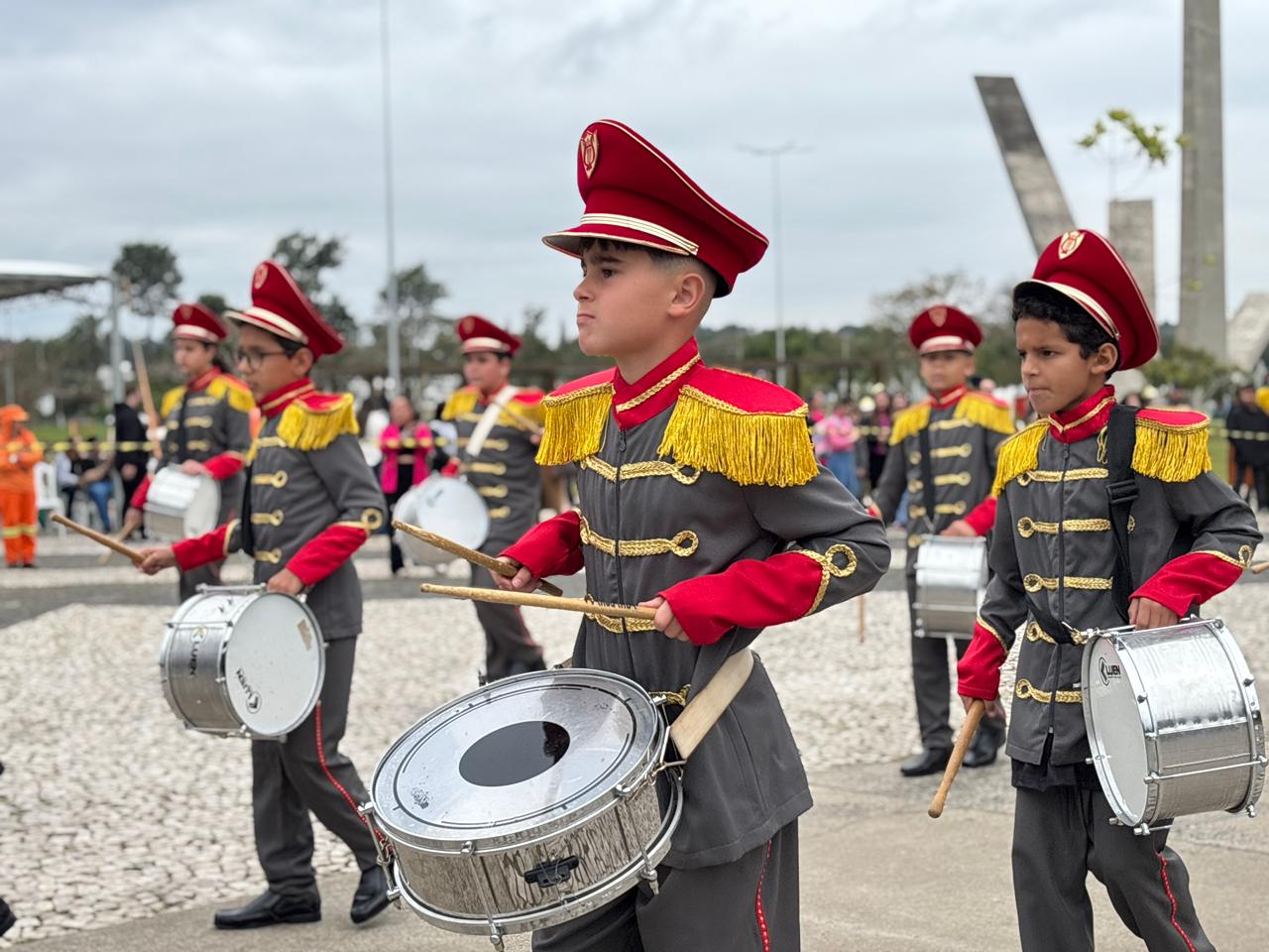 Encontro de Bandas e Fanfarras: a quarta edição reunirá cerca de 750 estudantes neste sábado, na Praça Nereu Ramos, em Criciúma