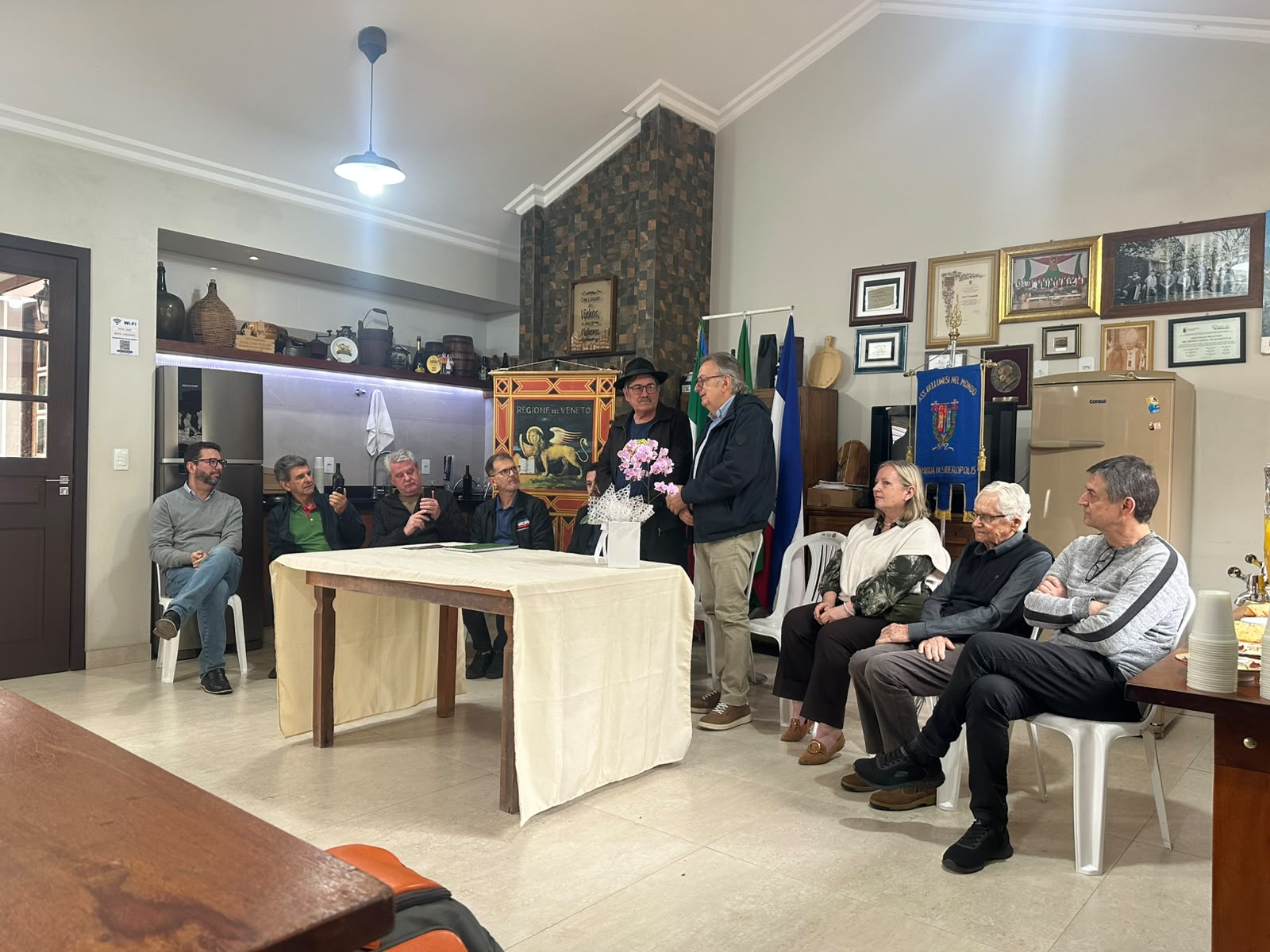 Em Siderópolis: Comitiva Belluno da Itália veio criar laços na cidade