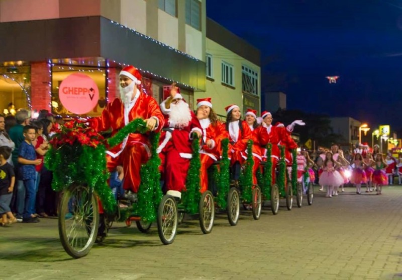 Desfile de Natal é a atração deste domingo em Nova Veneza